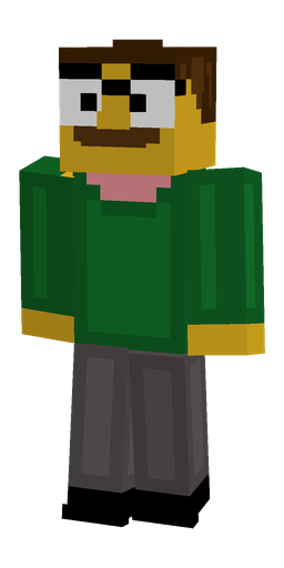 Black skin: body, front render