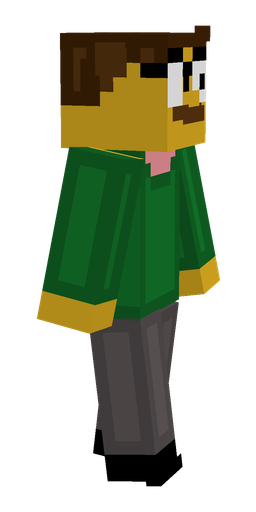 Black skin: body, right side render