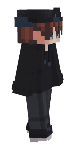 Black skin: body, right side render