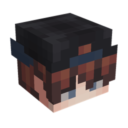 Black skin: head render
