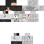 Black skin: raw texture render