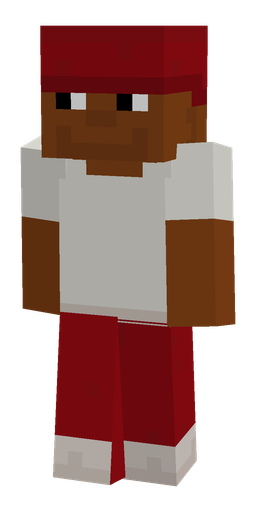Blue skin: body, front render
