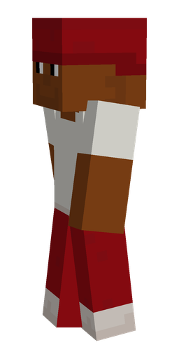 Blue skin: body, left side render