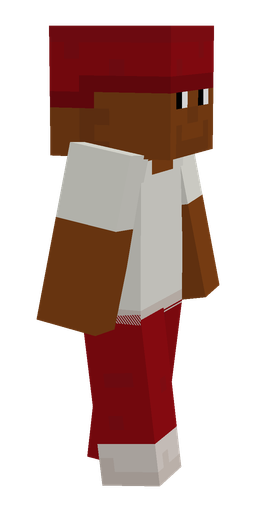 Blue skin: body, right side render