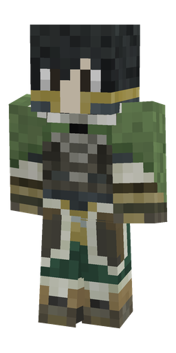 Black skin: body, front render