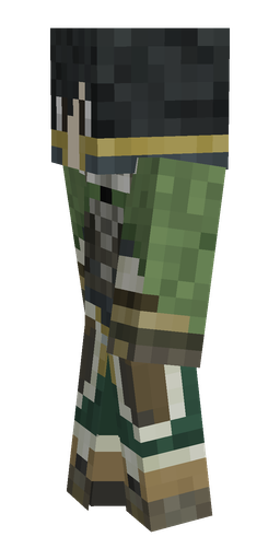 Black skin: body, left side render
