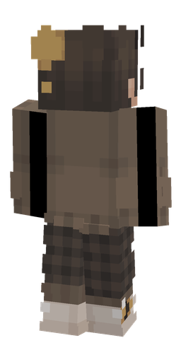 Black skin: body, back render