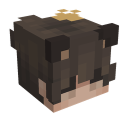 Black skin: head render