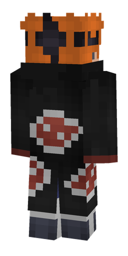 Black skin: body, back render
