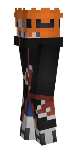 Black skin: body, left side render