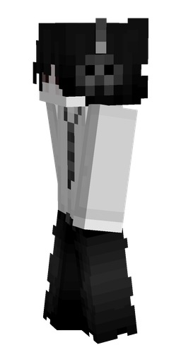 Black skin: body, left side render