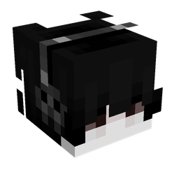 Black skin: head render