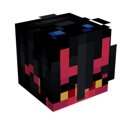 Black skin: head render