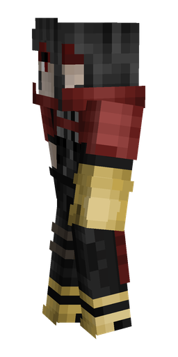 Black skin: body, left side render