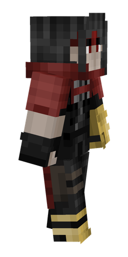 Black skin: body, right side render