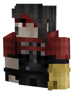 Black skin: bust render