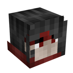 Black skin: head render