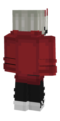Black skin: body, back render
