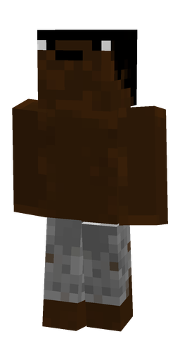 Brown skin: body, front render