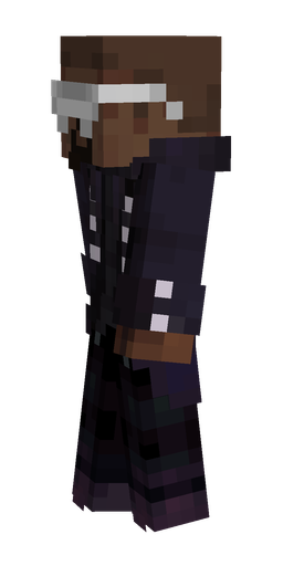Black skin: body, left side render