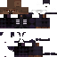 Black skin: raw texture render