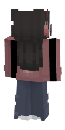 Black skin: body, back render