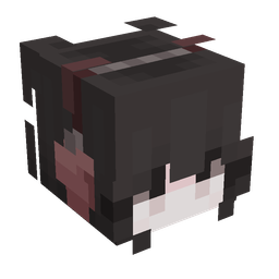 Black skin: head render