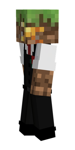Black skin: body, left side render