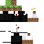 Black skin: raw texture render