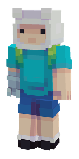 Blue skin: body, front render