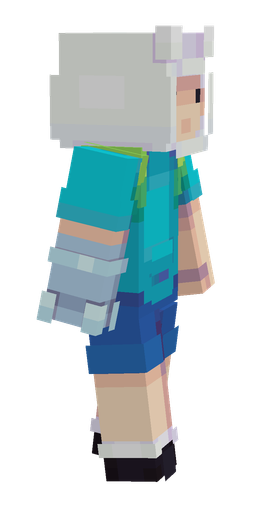 Blue skin: body, right side render
