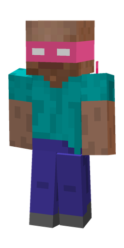 Blue skin: body, front render