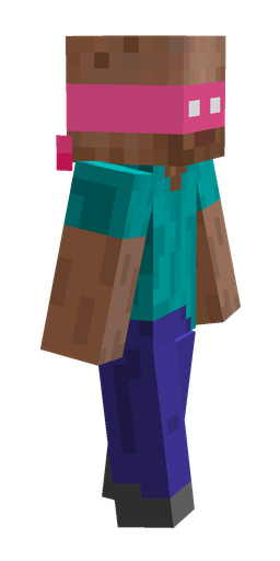 Blue skin: body, right side render