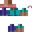 Blue skin: raw texture render