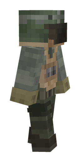 Black skin: body, right side render