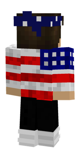 Black skin: body, back render