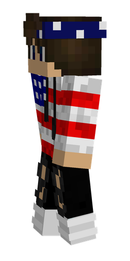 Black skin: body, left side render
