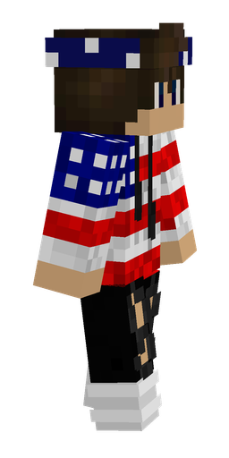 Black skin: body, right side render