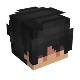 Black skin: head render