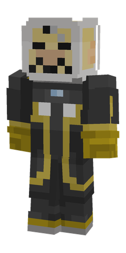 Black skin: body, front render