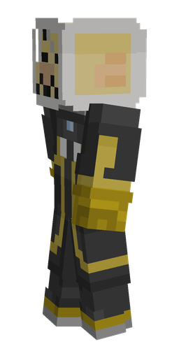 Black skin: body, left side render