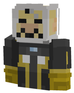 Black skin: bust render