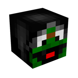 Black skin: head render