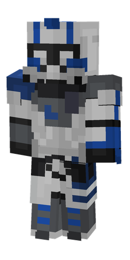 Black skin: body, front render