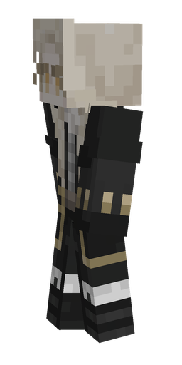 Black skin: body, left side render