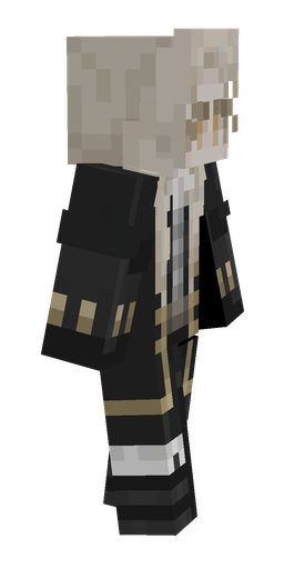 Black skin: body, right side render