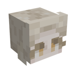 Black skin: head render