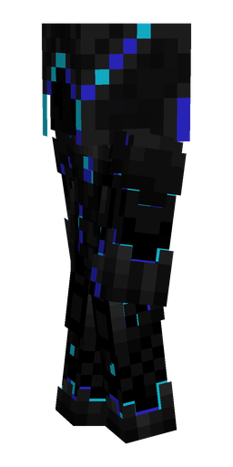 Black skin: body, left side render
