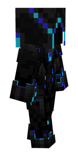 Black skin: body, right side render