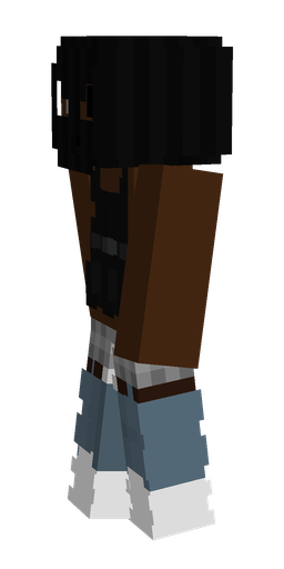 Black skin: body, left side render